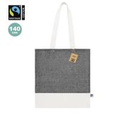 Bolsa de algodón de línea nature 140g/m2. Con certificación Fairtrade 37 x 41 x cm