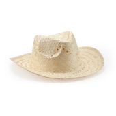 Sombrero de paja natural con banda confort interior.