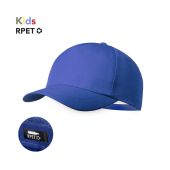 Gorra de niño de 5 paneles fabricada en resistente poliéster RPET