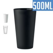 Vaso alto reutilizable de PP 500ML