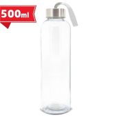 Botella de agua de cristal de 500ml