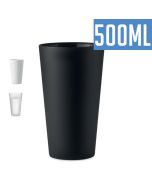 Vaso alto reutilizable de PP 500ML